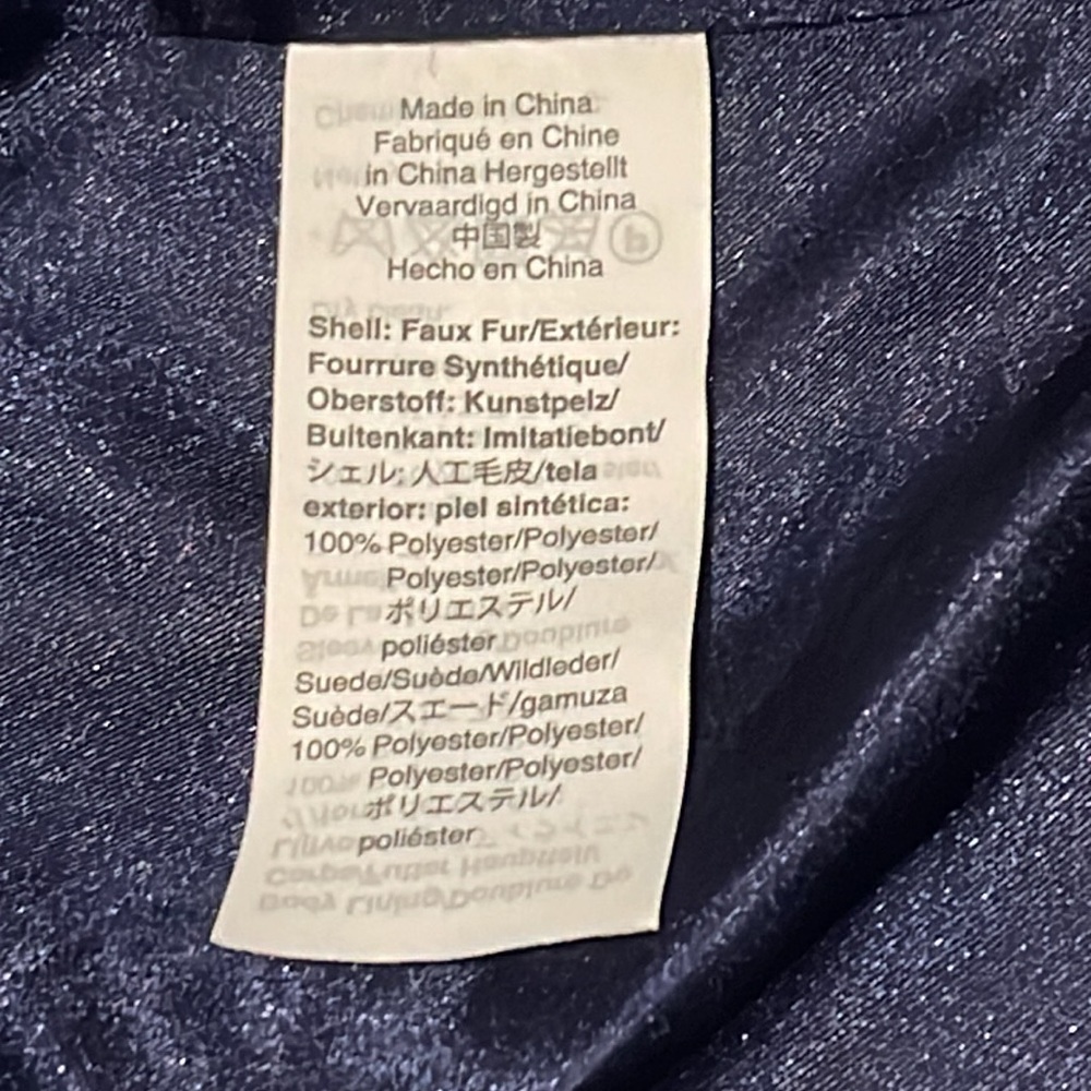 J.Crew Double-Breasted Teddy Sherpa Peacoat NWOT - Picture 6 of 7